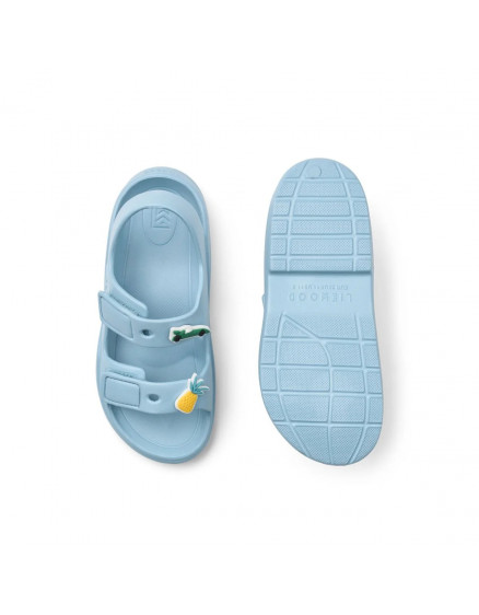 Lilo Sandals with Charms Beach Blue 2