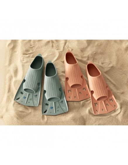 Gustav Printed Swim Fins Sea Peppermint  4