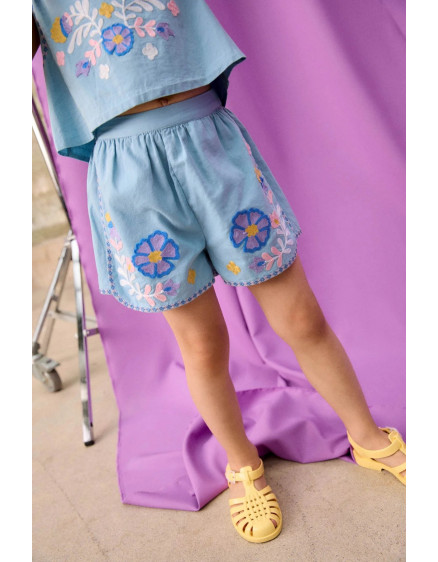 Maïwen Shorts Stone Blue 3