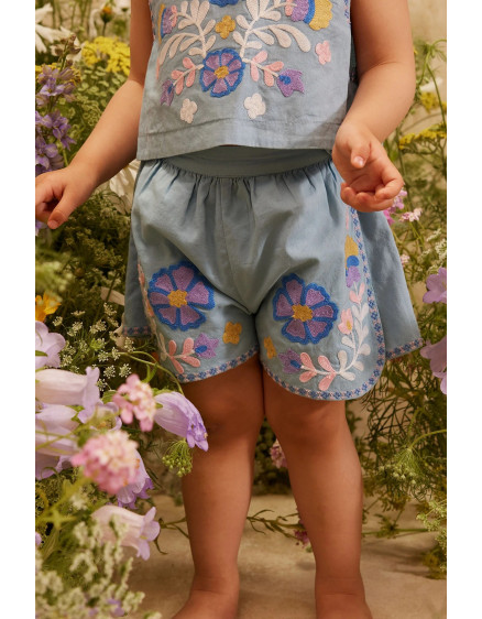 Maïwen Shorts Stone Blue 5