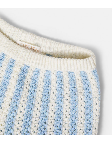 Mekylane Shorts Blue Stripes 4