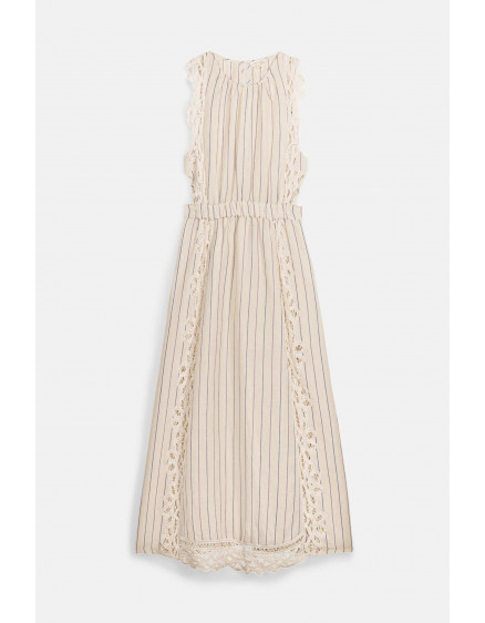 Ariane Dress Navy Purple Stripes 2