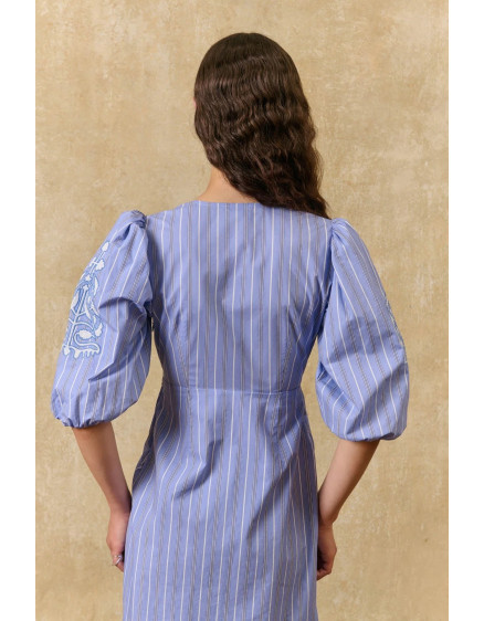 Chadhlia Dress Blue Ocean Stripes 3