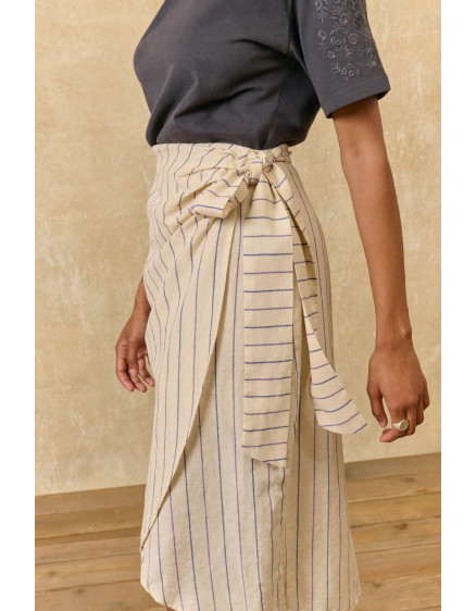 Penelope Skirt Purple Stripes 4