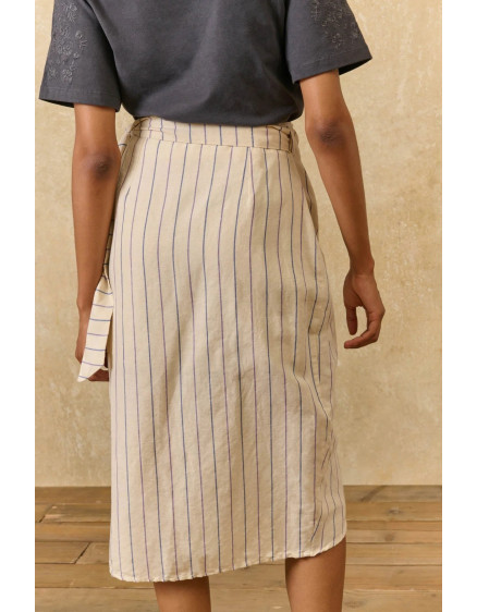 Penelope Skirt Purple Stripes 3