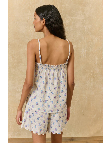 Minala Pyjamas Cream Flower 5