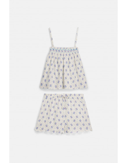 Minala Pyjamas Cream Flower 2