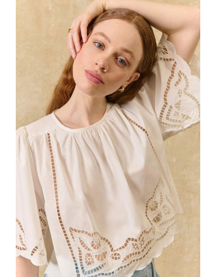 Louvia Blouse Off White 6