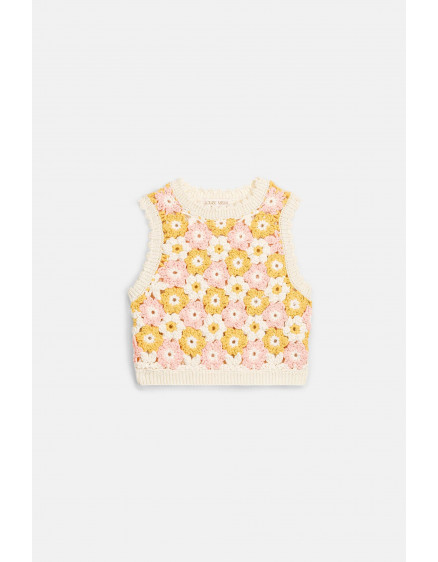 Топ Rynia Crochet Pink 2