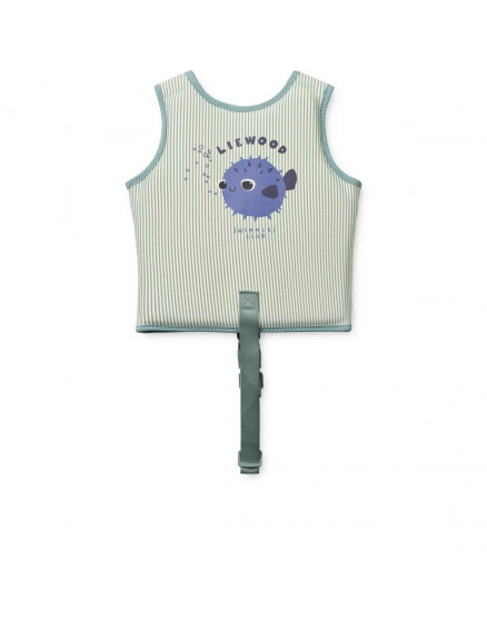 Dove Seersucker Swim Vest Peppermint Sandy 6