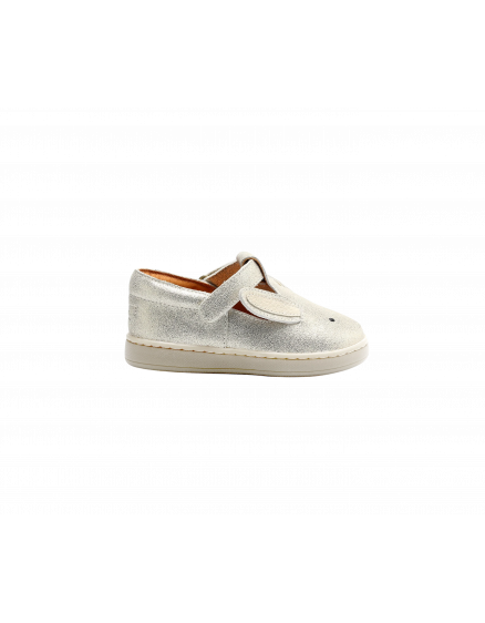 Esterre Shoes Bunny Silver Metallic Leather 4