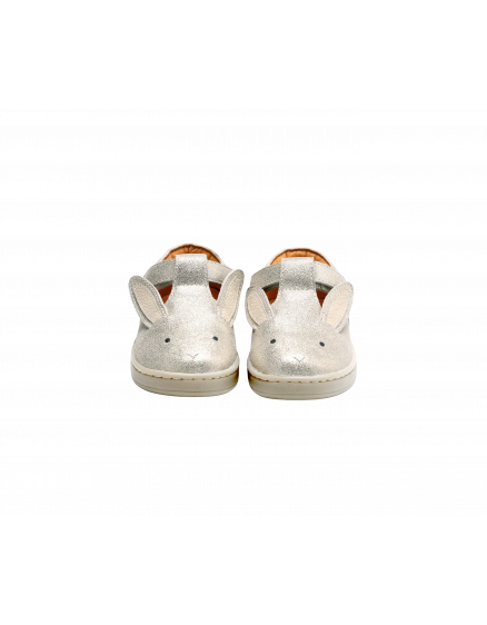 Esterre Shoes Bunny Silver Metallic Leather 5