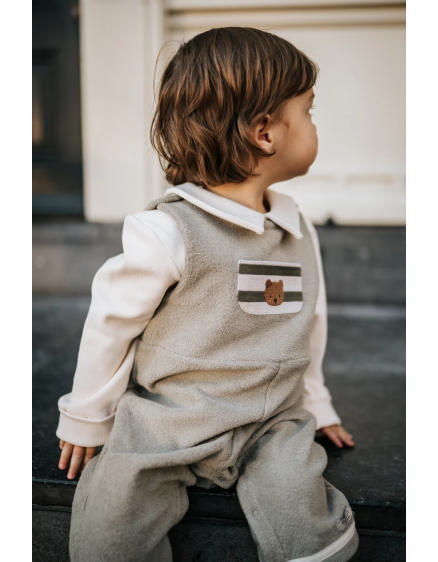 Twijsie Jumpsuit Bear Dusty Green 4