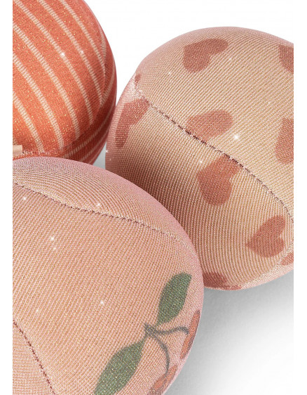 3 Pack Neoprene Beach Ball Cherry 2