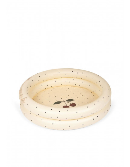 Basic 2 Ring Pool Small Navy Dots
