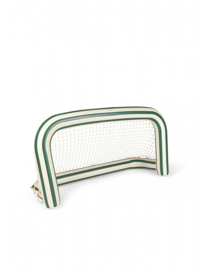 Inflatable Goal With Ball Green Stripe