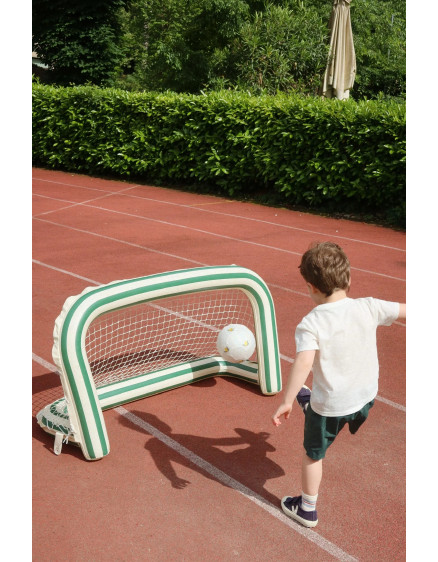 Inflatable Goal With Ball Green Stripe 3