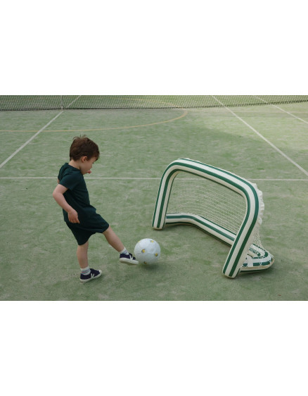Inflatable Goal With Ball Green Stripe 2