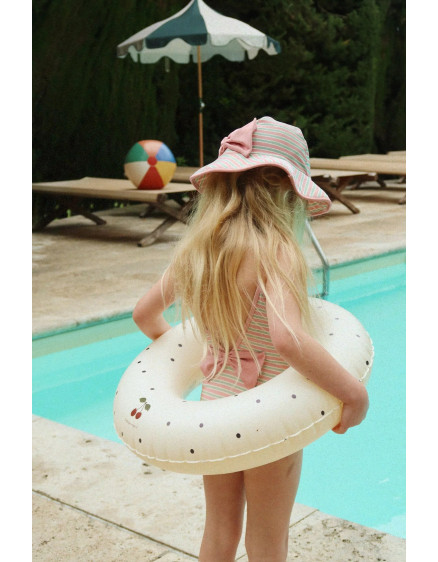 Junior Swim Ring Navy Dots 3