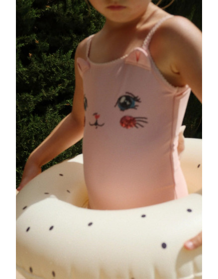 Junior Swim Ring Navy Dots 2