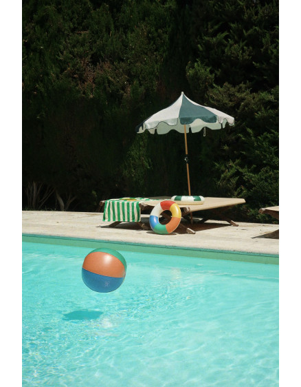 Junior Swim Ring Green Stripe 2