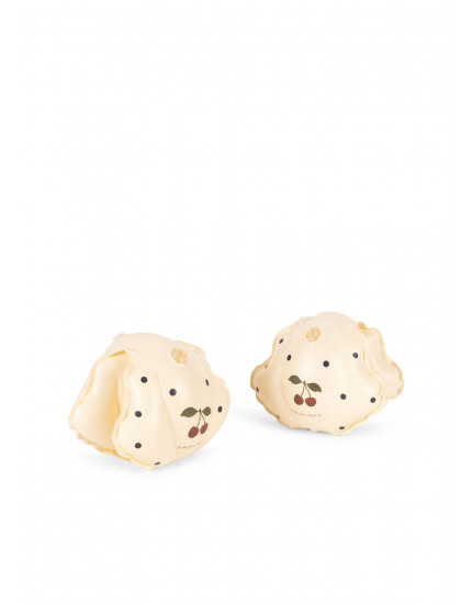 Water Wings Shell Navy Dots