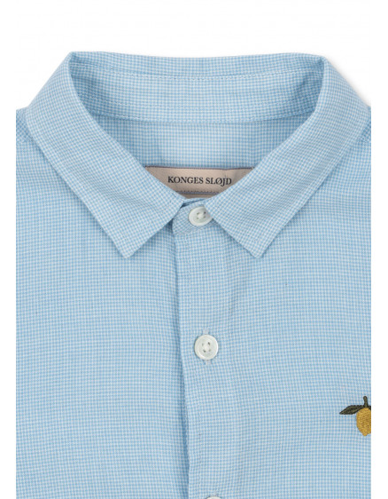 Fran Shirt Blue Check 3