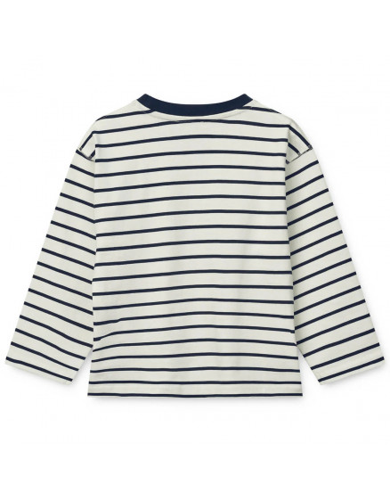 Tyler Stripe Longsleeve T-shirt Classic Navy 3
