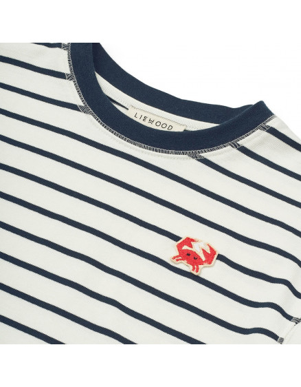 Tyler Stripe Longsleeve T-shirt Classic Navy 2
