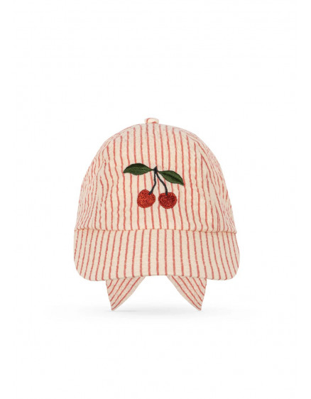 Ellie Bow Cap Amour Stripe 4