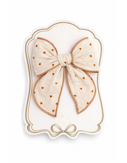 Заколка Fable Bow Tiny Hearts