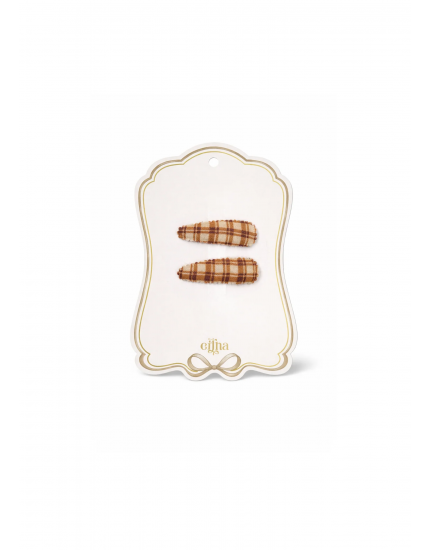 2 х Заколка New Honey Plaid