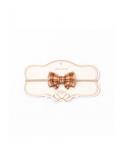 Пов'язка на голову Bow Honey Plaid