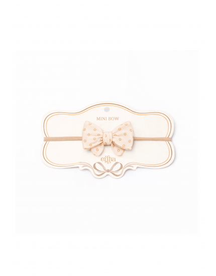 Пов'язка на голову Bow Neutral Dots