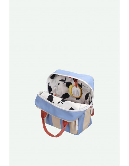 Рюкзак Small Stripes Cloud Blue + Twiggy Beige 4