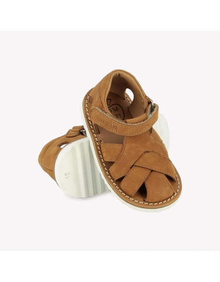 Waff Cross Brown Sandals 3