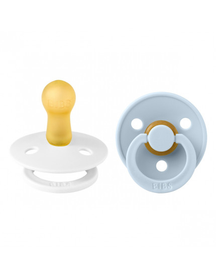 Colour Latex Round White Blue 2 Pack
