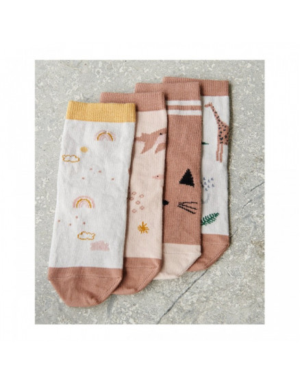 4 x Шкарпетки Silas Safari Rose Mix